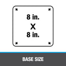 Oatey Master Flash 8 in. W X 8 in. L Metal/Plastic/Rubber Roof Flashing Black