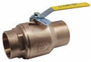 Apollo Ball Valve, Lead-Free Bronze, Inline, 2-Piece, Pipe Size 2 1/2 in, Tube Size 2 1/2 in - 70LF209 01