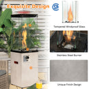 41 000 BTU Propane Patio Heater With Metal Hood-Gray
