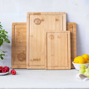 Bamboo Cutting Board Set - Teak Brown