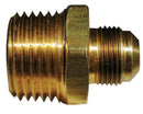 JMF Company 5/8 in. Flare X 1/2 in. D Male Brass Connector, Pack of 2