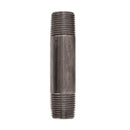 STZ Industries 1/2 in. MIP each X 1/2 in. D MIP Black Steel 3-1/2 in. L Nipple, Pack of 5