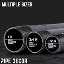 STZ Industries 1/2 in. MIP each X 1/2 in. D MIP Black Steel 3-1/2 in. L Nipple, Pack of 5