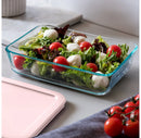Simply Store® 4pc Rectangle Glass Food Storage Set