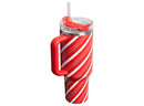 40 oz Stainless Steel H2.0 FlowState Quencher Tumbler - Candy Cane Twist