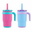 14oz Coldee Tumbler Stainless Steel Mug with Lid & Straw - 2pack