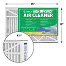 Flanders 16 in. W X 25 in. H X 4.5 in. Synthetic 8 MERV Pleated Air Filter 1 pk, Pack of 2