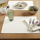 Reversible Honeycomb Placemat Set - Beige