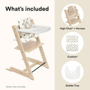 Tripp Trapp High Chair Complete - Natural with Mickey Celebration Cushion