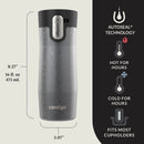 16oz AutoSeal Vacuum-Insulated Travel Mug - Crystal Sake