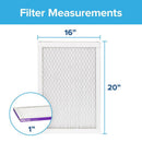Filtrete 16 in. W X 20 in. H X 1 in. 1500 MPR Pleated Allergen Air Filter 1 pk, Pack of 4