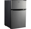 Whirlpool Mini Refrigerator - 3.1 Cu Ft Stainless Steel Dorm Fridge