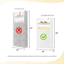 2-in-1 Breathable Two-Sided Portable Mini Crib Mattress - White