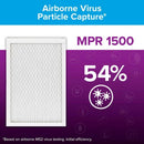 Filtrete 12 in. W X 36 in. H X 1 in. 1500 MPR Pleated Air Filter 1 pk, Pack of 4