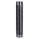 STZ Industries 2 in. MIP each X 2 in. D MIP Black Steel 12 in. L Nipple