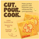 Popsmith Popcorn Popper - 6 Quart Stovetop Stainless Steel Popcorn Maker