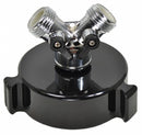 Moon American Wye Hazmat Adapter, Inlet Size 2 1/2 in Female NH, Outlet Size 3/4 in x 3/4 in Male GHT x Male GHT - 428-2520754