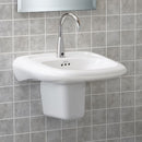 American Standard American Standard, Murro√¢ Series, 13 1/2 in x 15 1/2 in, Vitreous China, Lavatory Sink - 0955001EC.020