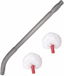 Unger 26 inL Polyester Long Handle Toilet Swab, Gray - BSCOR