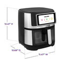 5qt Air Fryer with Full TFT Display - Stainless Steel