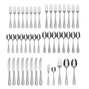 Hammered Stainless Steel Flatware Set - Service for 8
