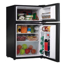3.1 cu-ft Refrigerator - Black: Energy Star Certified, Mini Fridge for Dorm, Manual Defrost, Adjustable Shelves
