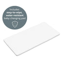 Changing Table with Water-Resistant Changing Pad - Gray