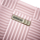 Checkered Hardside Carry On Spinner Suitcase - Pink