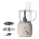10-Cup Food Processor with Accessories, Porcini Taupe by Drew Barrymore - Porcini Taupe