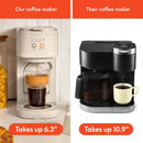 VersaBrew 2-in-1 Coffee Maker Oatmilk