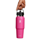 32oz Wide Mouth Flex Straw Travel Water Bottle - Zinnia