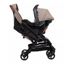 York Compact Stroller Travel System with EZ-Lift Pro Infant Car Seat - Cosmic Brown