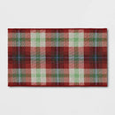 Rectangle Plaid Rug - Indoor Accent