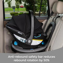 LiteClik 30 RXT SafePlus Infant Car Seat and Base - Black Storm