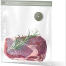 Replacement-Reusable Sealer-Bags (20) for Handheld Vacuum Pump, Large, Clear Sealer Bags