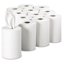 Georgia-Pacific Pacific Blue Basic Nonperforated Paper Towels, 7 7/8 X 350Ft, White, 12 Rolls/Ct - GPC28706