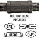 STZ Industries 1 in. FIP each X 1/2 in. D FIP Black Malleable Iron Reducing Coupling