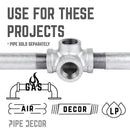 STZ Industries 1/2 in. FIP each X 1/2 in. D FIP 1/2 in. D FIP Galvanized Malleable Iron Side Out Tee