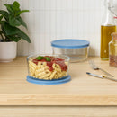 Round Glass Food Storage Container Set