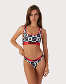 Psd Underwear Playboy Checkers Thong