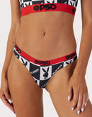 Psd Underwear Playboy Checkers Thong
