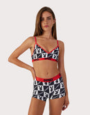 Psd Underwear Playboy Checkers V-Neck Bralette