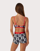 Psd Underwear Playboy Checkers V-Neck Bralette