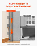Retractable Baby Gate - Gray
