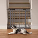 Extra Wide Dog Gate for Large Openings - Grey