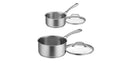 1.5qt & 3qt Classic 4pc Stainless Steel Saucepan Set