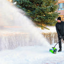 12" Brushless Snow Shovel with Light Kit: 24V Lithium Ion, Adjustable Handle