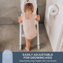 Step-Up Toilet Topper Potty Training Seat - Gray/White