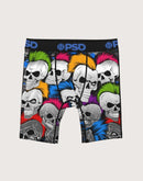 Psd Underwear Skull Hawk Boxer Briefs Grade-School