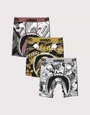 Psd Underwear Warface Metal Boxer Briefs 3-Pack Grade-School